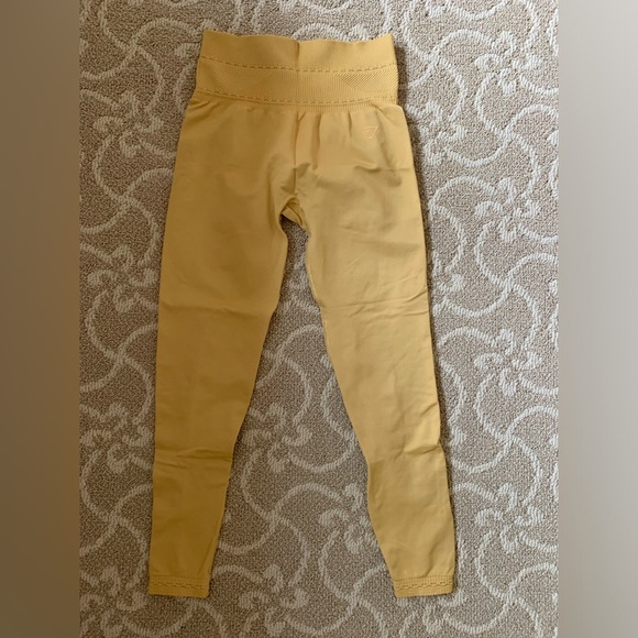Gymshark Pants - Gymshark Yellow Women’s Leggings